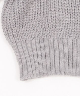 WEGO ダブルZIPニットカーデ グレー