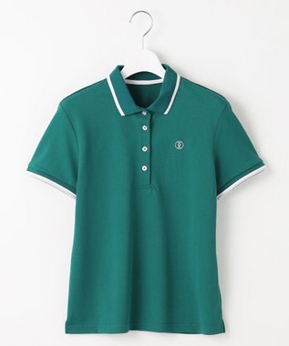 23区GOLF 【WOMEN】シンプルカノコポロシャツ パイングリーン系