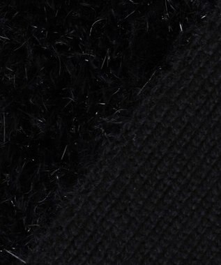 自由区 【PREMIUM KNIT COLLECTION】アルパカシャギー カーディガン ブラック