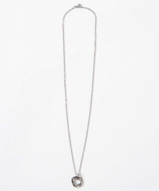 WEGO ミニトリプルリングチェーンネックレス シルバー