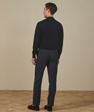 GOTAIRIKU 仕事で着られる 秋冬の綿パン【吸湿発熱/ストレッチ】ソフトサーモ ストレッチコットンパンツ ネイビー系8