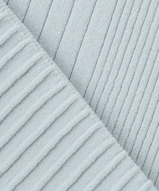 J.PRESS LADIES 【洗える】レーヨンエリートストレッチ フレンチスリーブ ニット サックスブルー系