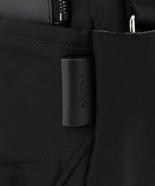 Y'SACCS ポリエステルツイル ショルダーバッグ ブラック