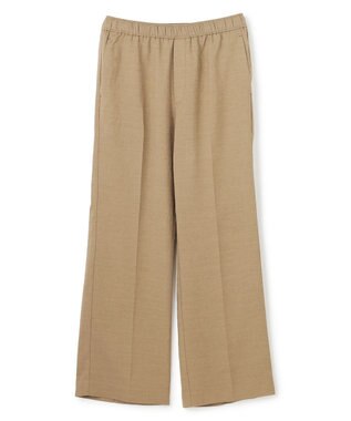 UNFILO 【セットアップ着用可/ウエストゴム】TENNEN TOUCH セミフレア パンツ カーキ