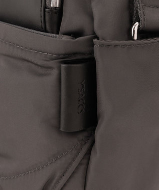 Y'SACCS ポリエステルツイル ショルダーバッグ ダークグレー