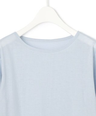 ICB L 【洗える】46Gハンドレッドジャージー プルオーバー ブラウン×サックス系