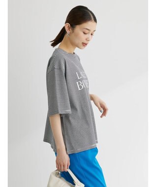 Green Parks 半袖ボーダーロゴＴＥＥ Black