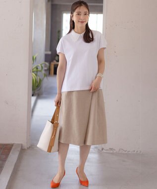 組曲 【WEB限定】ラップパンツ ベージュ系