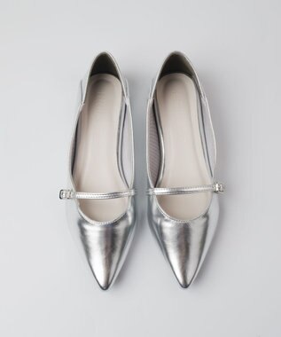 BONTRE 【PRECIEUX JOUET/プレシュウジュエ】ポインテッドフラットメリージェーン シルバー