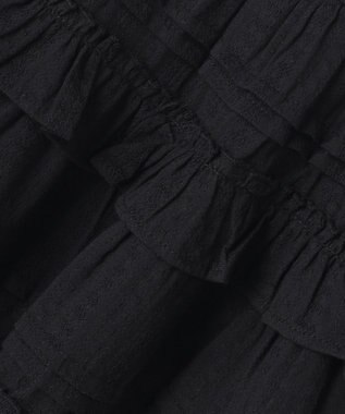 ANY KIDS 【洗濯機可能】カラミドビー ティアードスカパン ブラック