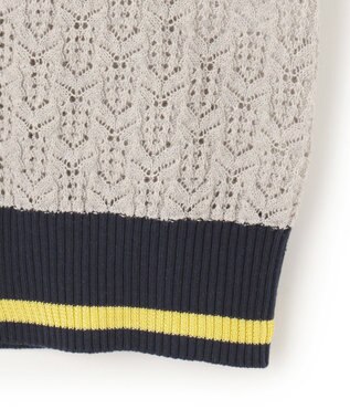 J.PRESS YORK STREET 【WOMEN】コットンベーシック ニットプルオーバー ライトグレー系