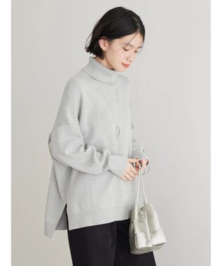 AMERICAN HOLIC バイパチタートルネックニットプルオーバー Light Gray Mixture