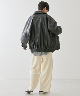 AMERICAN HOLIC ワイドスウェットパンツ Black