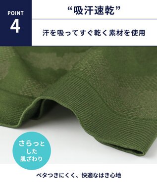 WACOAL MEN ボクサーパンツ 【EVERYDAY BOXER】 吸汗速乾 立体成型 前閉じ 下着 メンズ GT3491 /ブロス バイ ワコールメン オリーブ