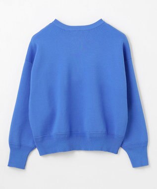 ANY ミラノリブジップニット ブルー