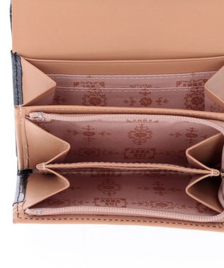 ANNA SUI ルーミー 二つ折り財布 ネイビー