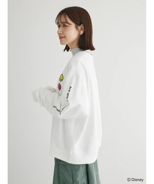 Green Parks ベイマックス／グラフィック裏毛プルオーバー White