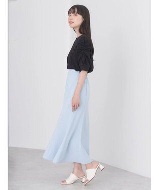 earth music&ecology ジャガードパワショルプルオーバー Black