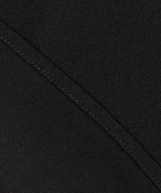 組曲 S ジョーゼットジャージーボウタイチュニック ブラウス ブラック系