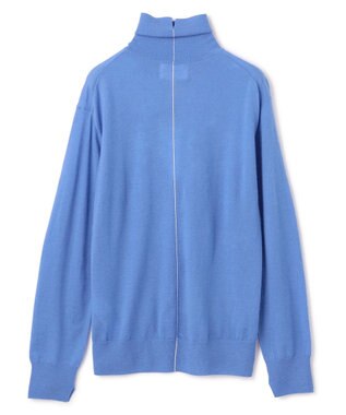 BEIGE， 【洗える】RICARD / カシミヤタートルニット Blue