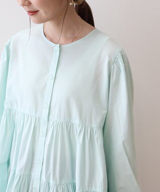 AMERICAN HOLIC ティアードギャザーブラウス Mint
