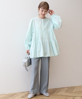 AMERICAN HOLIC ティアードギャザーブラウス Mint