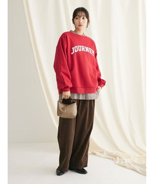 CRAFT STANDARD BOUTIQUE コーデュロイリラックスパンツ Brown