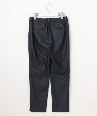 J.PRESS LADIES L 【WEB限定カラーあり】TCシャンブレーサテンST テーパード パンツ ネイビーシャンブレー系