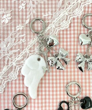 WEGO エンジェルウィングキーホルダー ホワイト