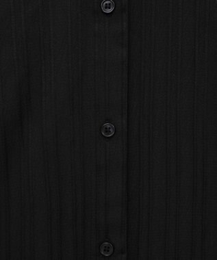 Green Parks サイドドロストショート丈シャツ（無地） Black