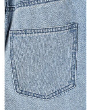 earth music&ecology タックルーズデニムパンツ Light Indigo