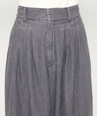 uncrave ライトデニム ワイドパンツ グレー