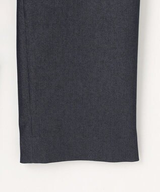 J.PRESS LADIES L 【WEB限定カラーあり】TCシャンブレーサテンST テーパード パンツ ネイビーシャンブレー系