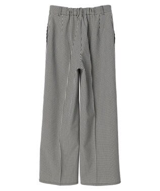 earth music&ecology Ｔ／Ｒストレートパンツ Gingham Check