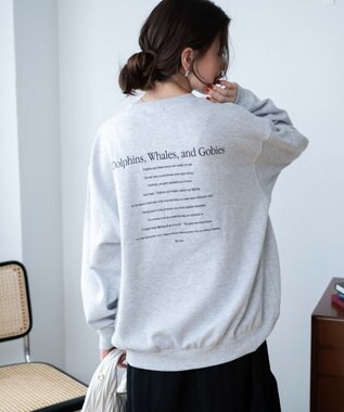 WEGO 【WEB限定】クルーネックプルオーバー 柄1