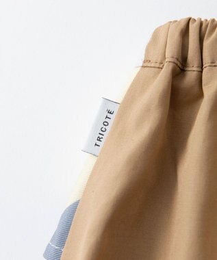 TRICOTE オーロラ柄フリルスカートボチャパンツ 32BLUE