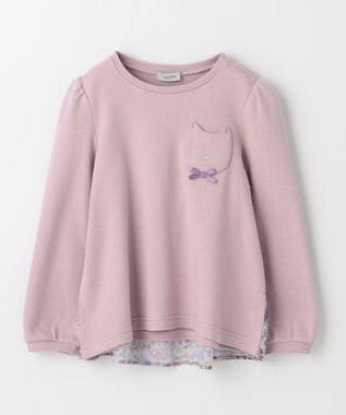 ANY KIDS バックシャン　Aライントップス ライラック系