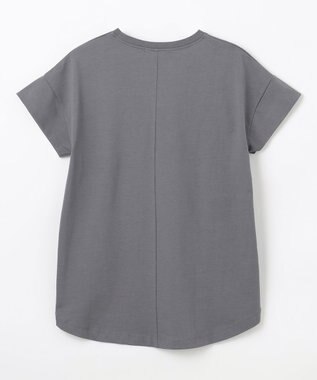 ANY エンブロイダリーロゴTシャツ チャコール