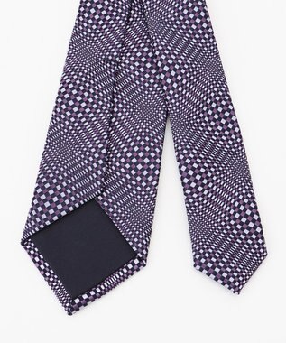 JOSEPH HOMME マイクロウェイブ　ネクタイ パープル系7