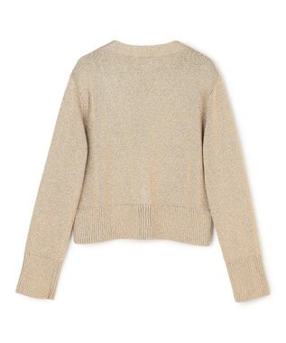 BEIGE， SPESSARTINE / Vネッククロップドカーディガン Gold