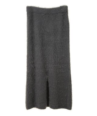 Green Parks ・Ｐｅｔｉｔ　Ｆｌｅｕｒ　シャギーニットスカート Charcoal Gray