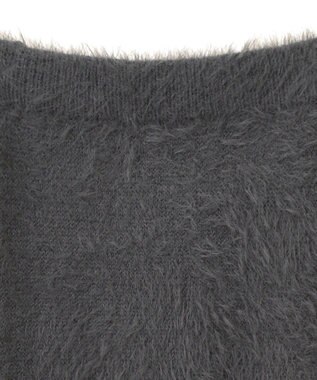 Green Parks ・Ｐｅｔｉｔ　Ｆｌｅｕｒ　シャギーニットスカート Charcoal Gray