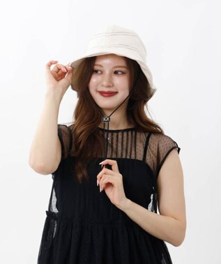 AURORA 【 ANNA SUI（アナ スイ）】デニムステッチチューリップ オフホワイト