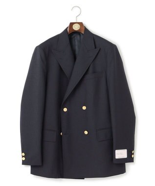 J.PRESS MEN 【J.PRESS ORIGINALS】PEPPIN MERINO TOROPICAL 4B BLAZER / JAPAN MADE / New Authentic-Fit ネイビー系