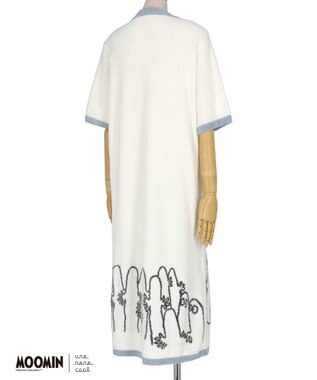 une nana cool 【MOOMIN × une nana cool 】なめらかふわふわワンピース BU