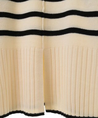 Green Parks 洗えるモックネックニットプルオーバー Off White