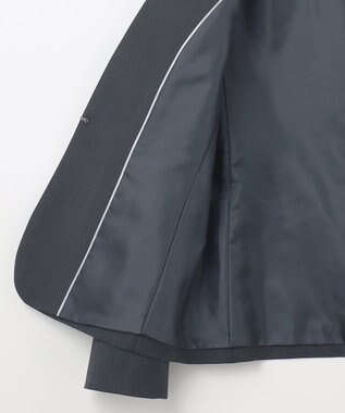 J.PRESS LADIES 【セットアップ対応】BAHARIYE ノーカラー ジャケット ネイビー系