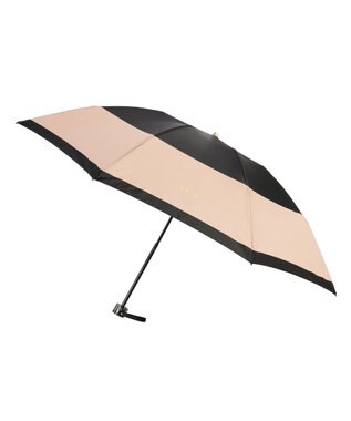 MOONBAT FURLA 【日本製】折りたたみ傘 カラーボーダー ブラック