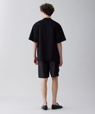 UNFILO MENS 多機能 モックネックＴシャツ ブラック