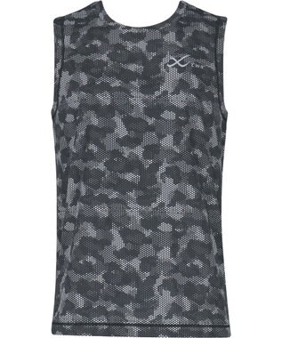 CW-X 【MEN】 CW-X トップス 【薄軽ランニングシャツ】 ノースリーブ タンクトップ Ｕネック 吸汗速乾性(本体) メンズ DLO150 /ワコール